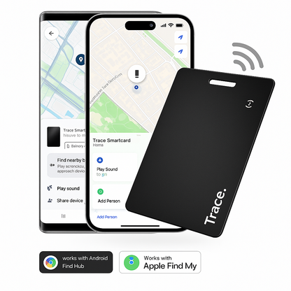 Trace. Tracking Card™ (Android / iOS)